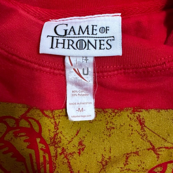Vintage Game of Thrones Lannister Red Sweatshirt‎ - Picture 3 of 4